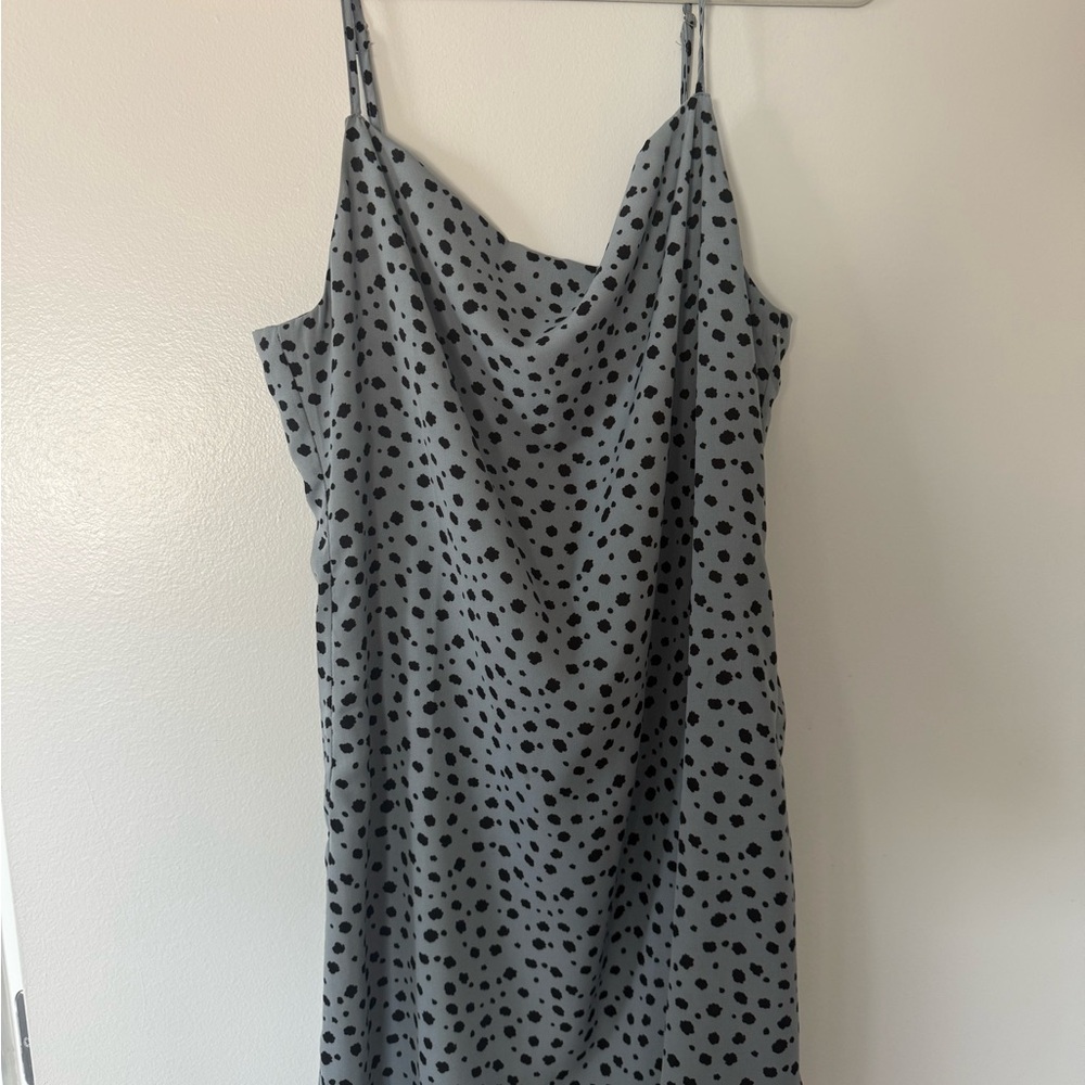 Altar'd State Black Polka Dot Dress